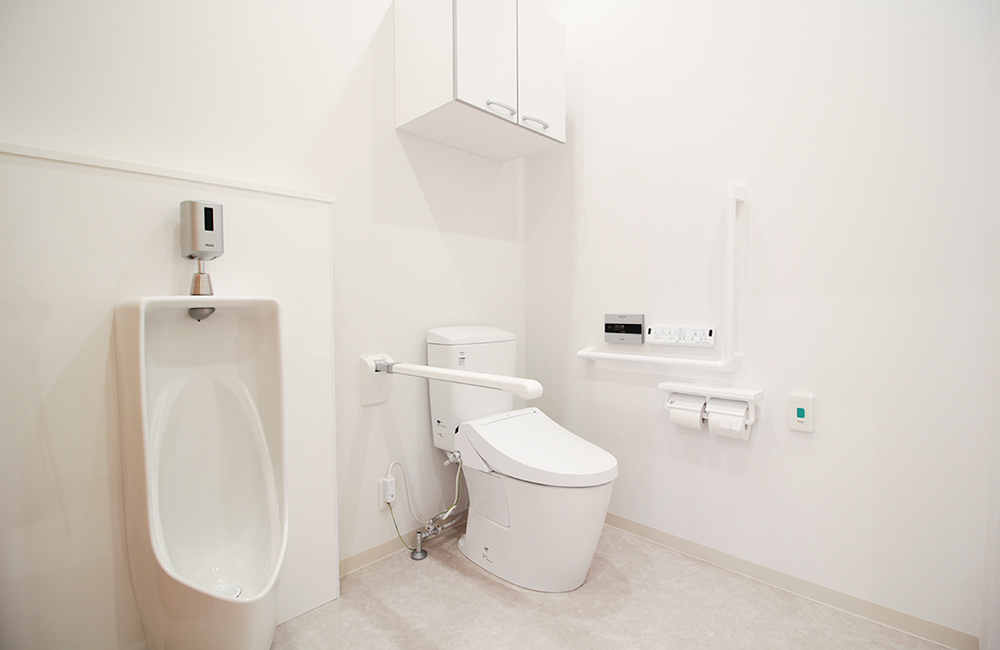 トイレはバリアフリー設計です